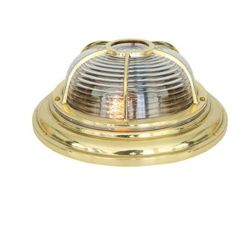 Adur Flush Ceiling Light Antique Or Polished Brass Or Silver Mlcf00polbrs 1