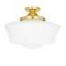 Anath Flush Ceiling Light Antique Or Polished Brass Or Silver Mlcf03polbrs 1