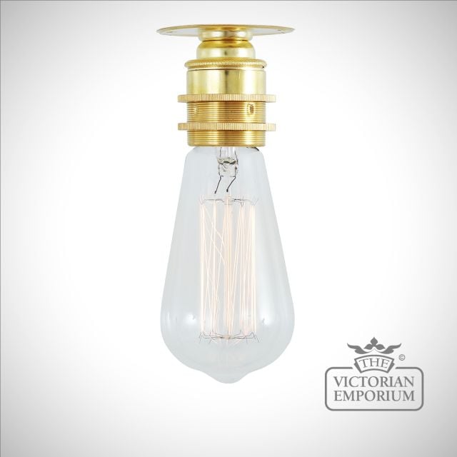Bangui Flush Ceiling Light Antique Or Polished Brass Or Silver Mlcf08satbrs