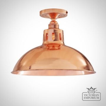 Berlin Ceiling Light in Polished Copper