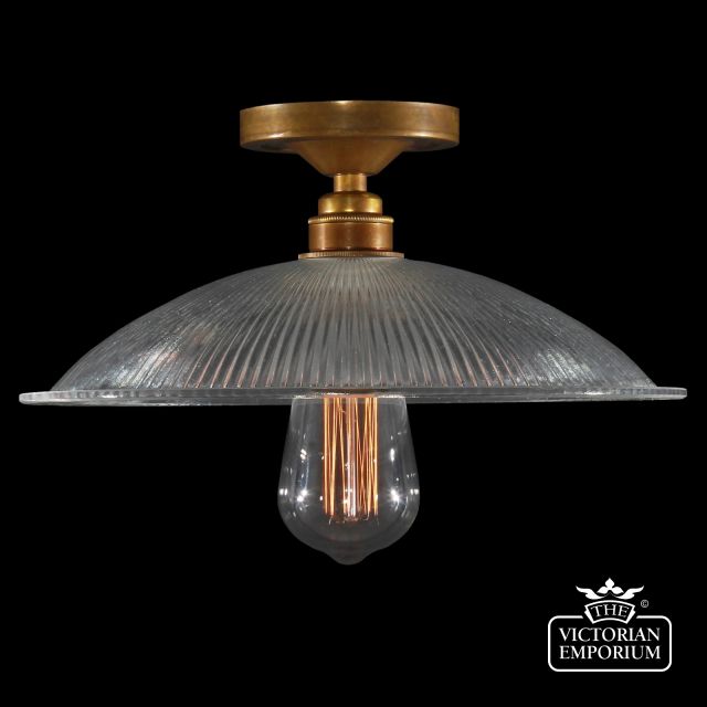 Calix Flush Ceiling Light Antique Or Polished Brass Or Silver  Mlcf20antbrs