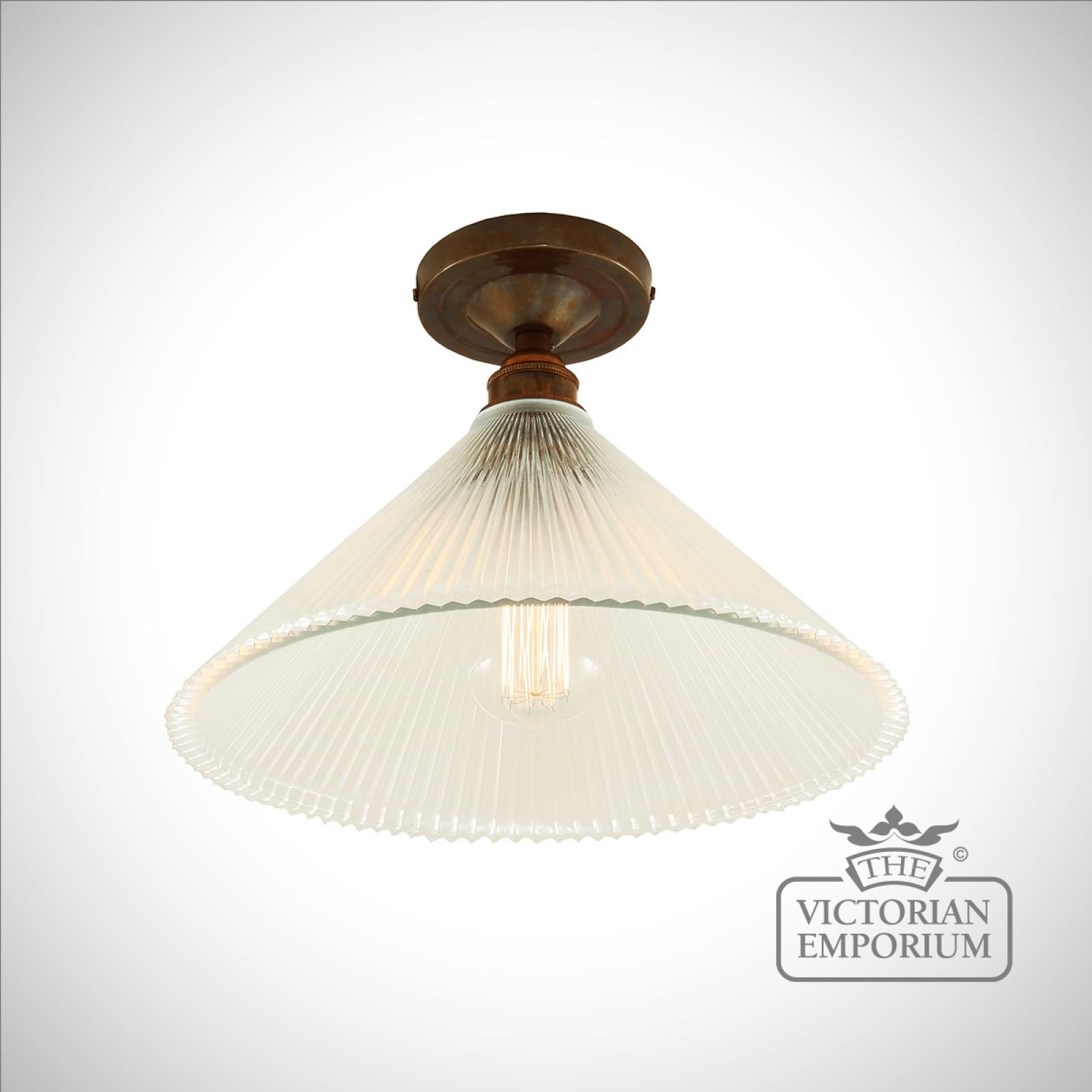 Hanoi Flush Ceiling light in a choice of finishes