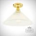 Hanoi Flush Ceiling Light Antique Or Polished Brass Or Silver Mlcf22polbrs2