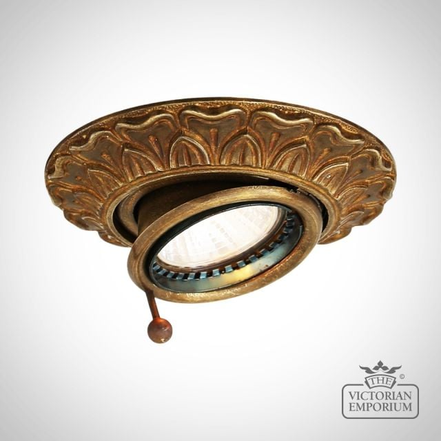 Maley Flush Ceiling Light Antique Or Polished Brass Or Silver Mlrs105antbrs 2