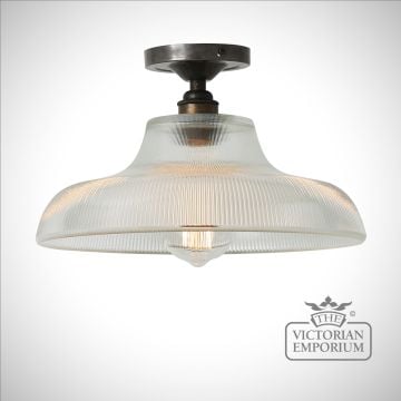 Mono Flush Ceiling Light Antique Or Polished Brass Or Silver Mlcf18antslv 1