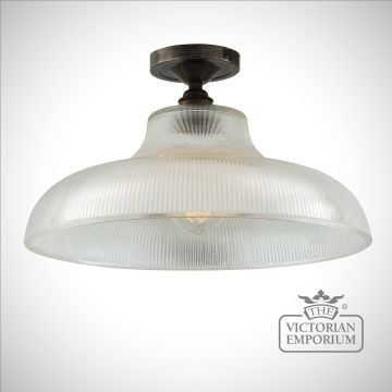 Primatics flush mount ceiling light in a choice of finishes - 30cm or 40cm