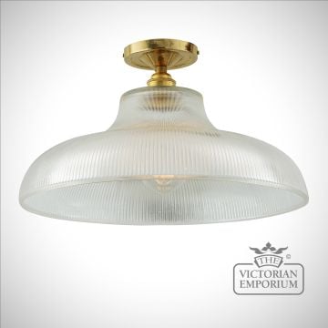 Mono Flush Ceiling Light Antique Or Polished Brass Or Silver Mlcf39polbrs 1
