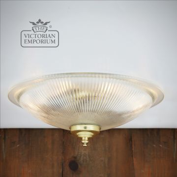 Nicosa Flush Ceiling Light Antique Or Polished Brass Or Silver Mlcf115polbrs 0