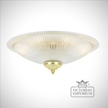 Nicosa Flush Ceiling Light Antique Or Polished Brass Or Silver Mlcf115polbrs 2