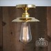 Reznor Flush Ceiling Light Antique Or Polished Brass Or Silver Mlcf17polbrs 1