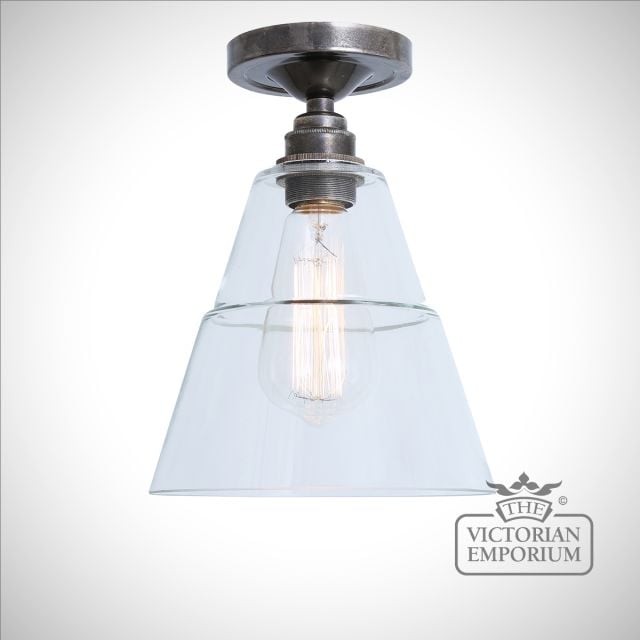 Rigale Flush Ceiling Light Antique Or Polished Brass Or Silver Mullanceilinglights
