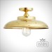 Telal Flush Ceiling Light Antique Or Polished Brass Or Silver Mlcf31polbrs 1