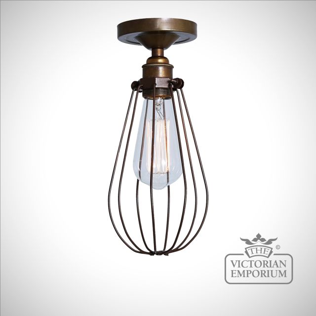 Vox Flush Ceiling Light Antique Or Polished Brass Or Silver Mlcf14pcbrz 1