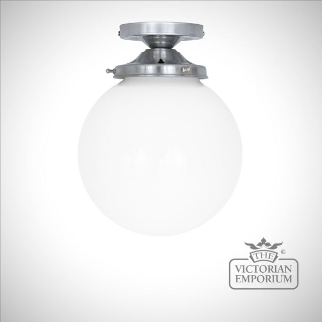 Yerevan 20cm Flush Ceiling Light Antique Or Polished Brass Or Silver Mlcf28satchr