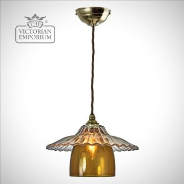 Havana two shade pendant in a choice of colours