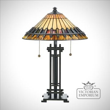 Tiffany Table Lamp Victorian Chastain Qzchastaintl