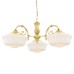 Clones-1920 s-schoolhouse-3-arm-chandelier  mlf006polbrs 1