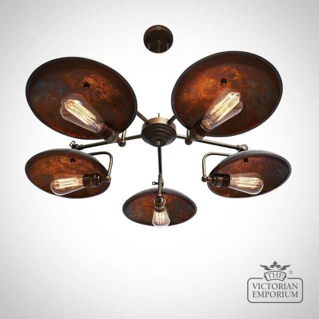 Cullen 5 Arm Chandelier Light Antique Or Polished Brass Or Silver Mlf196antbrs 3