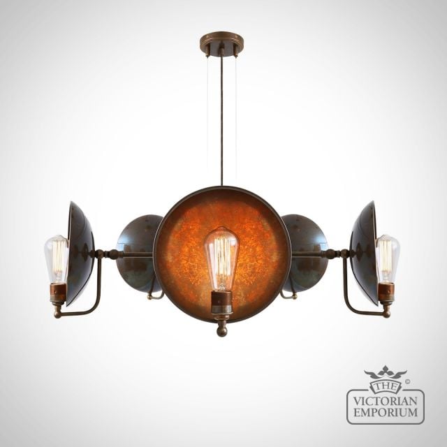 Cullen 5 Arm Chandelier Light Antique Or Polished Brass Or Silver Mlf196antbrs