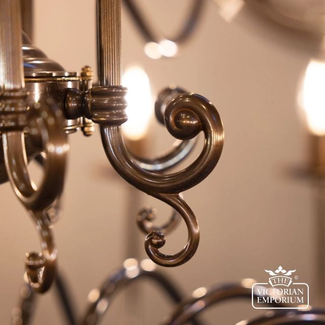 Flemish 32 Arm Chandelier Light Antique Or Polished Brass Or Silver  Mlf019antbrs 5