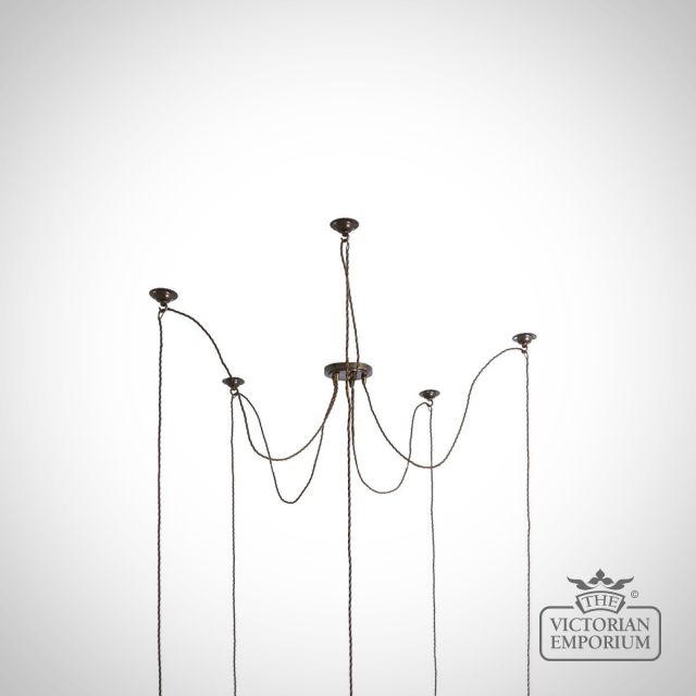 Praia Cage Pendant Cluster Five Light  Mlf180 Cluster Example 1