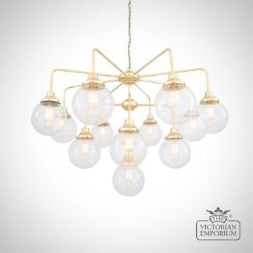 Roma 13-light Large Chandelier With Globe Shades