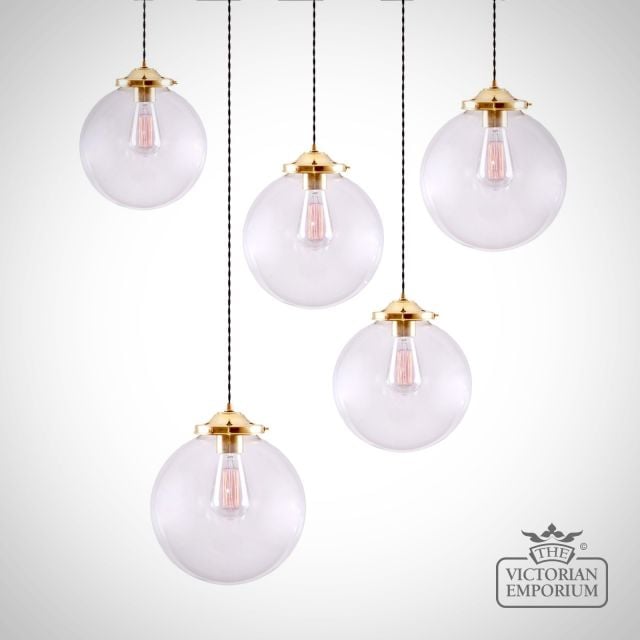 Riad Chandelier Light Antique Or Polished Brass Or Silver Mlf180