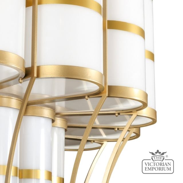 Saint Denis Large Chandelier Three Tier  Mlf310pcbrz 8