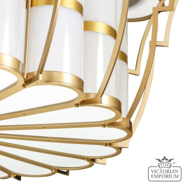 Saint Denis Large Chandelier Three Tier  Mlf310pcbrz 9