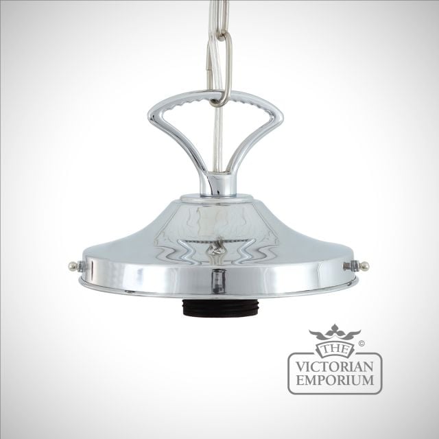 16cm Gallery Suspension Light Antique Or Polished Brass Or Silver Mls026polchr 2