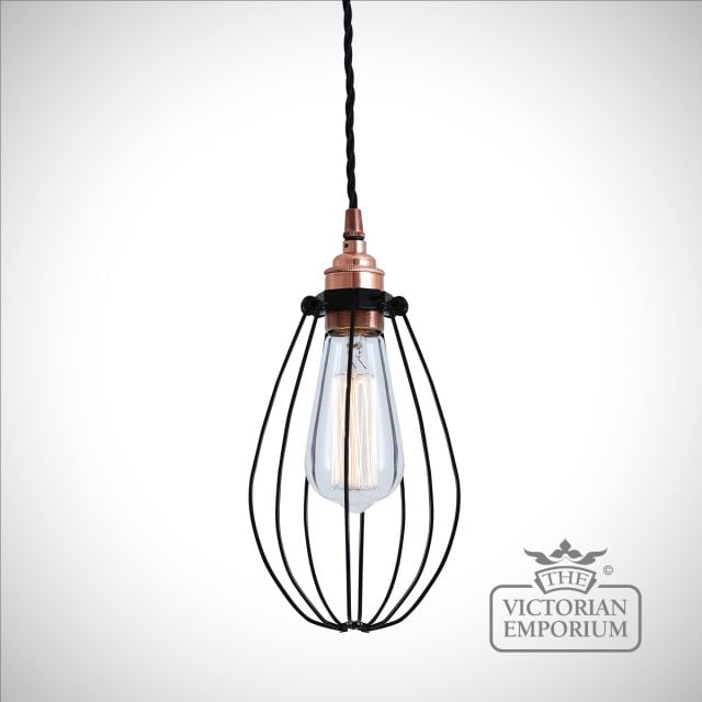 Abuja Pendant Light in Polished Copper