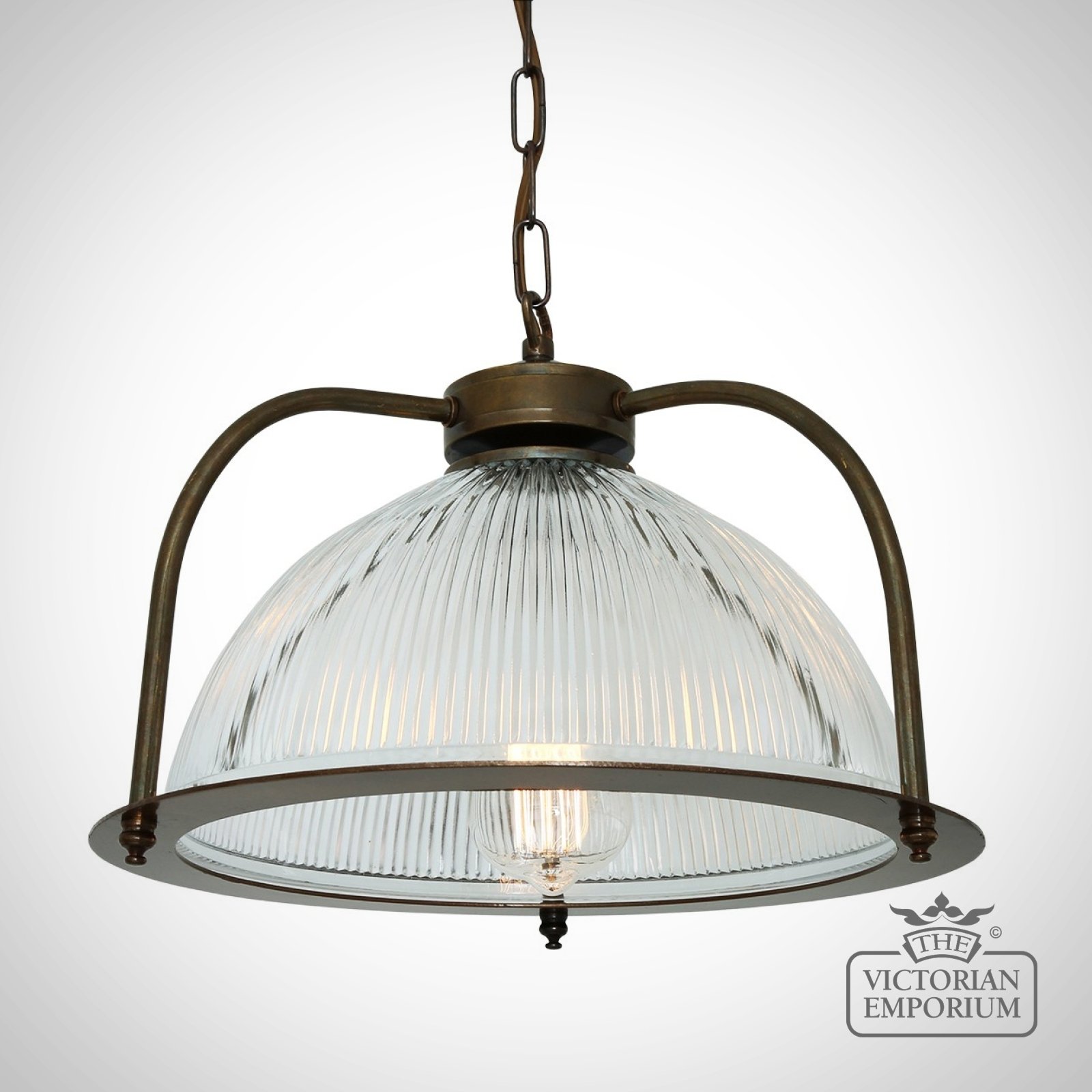 Bousta Holophane Pendant Light - with or without diffuser