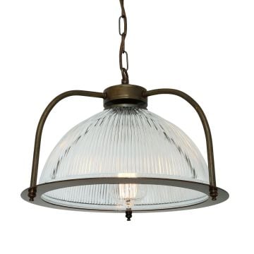 Boust Holophane Pendant Light with or without diffuser