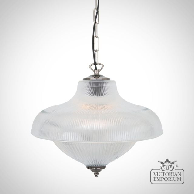Essence Vintage Prismatic Glass Pendant Light  Mlp323antslv