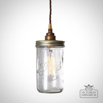 Vintage Jam Jar Pendant Light