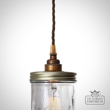 Jam Jar Light Antique Or Polished Brass Or Silver Mlp027antbrs 4