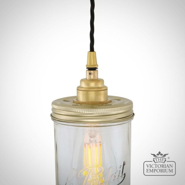 Jam Jar Light Antique Or Polished Brass Or Silver Mlp027satbrs 1