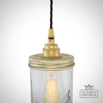 Jam Jar Light Antique Or Polished Brass Or Silver Mlp027satbrs 1