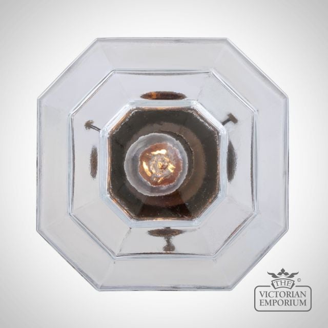 Novato Pendant With Hexagonal Stepped Glass Shade  Mlp455antbrs 1 2