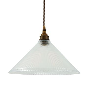 Rebell Coolie Pendant Light With Prismatic Glass Shade Mlp253antbrs 1