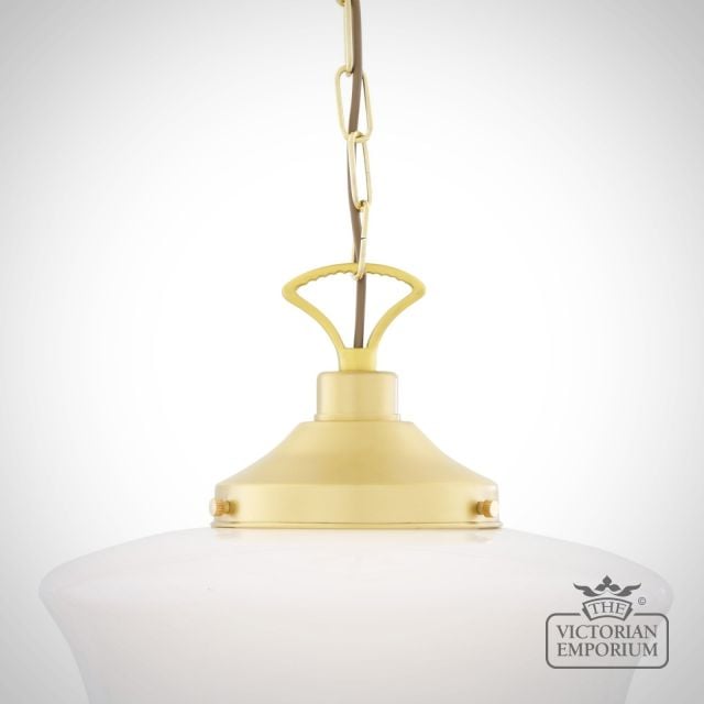 School House Pendant Light Glass Pendant Light  Mlp117satbrs 3