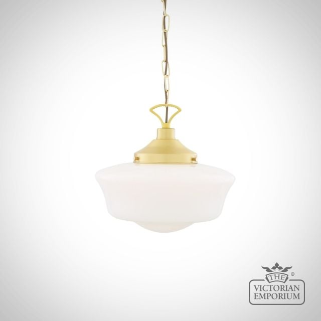 School House Pendant Light Glass Pendant Light  Mlp117satbrs