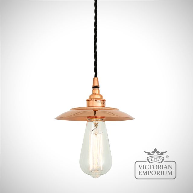 Suvar Pendant Light in Polished Copper