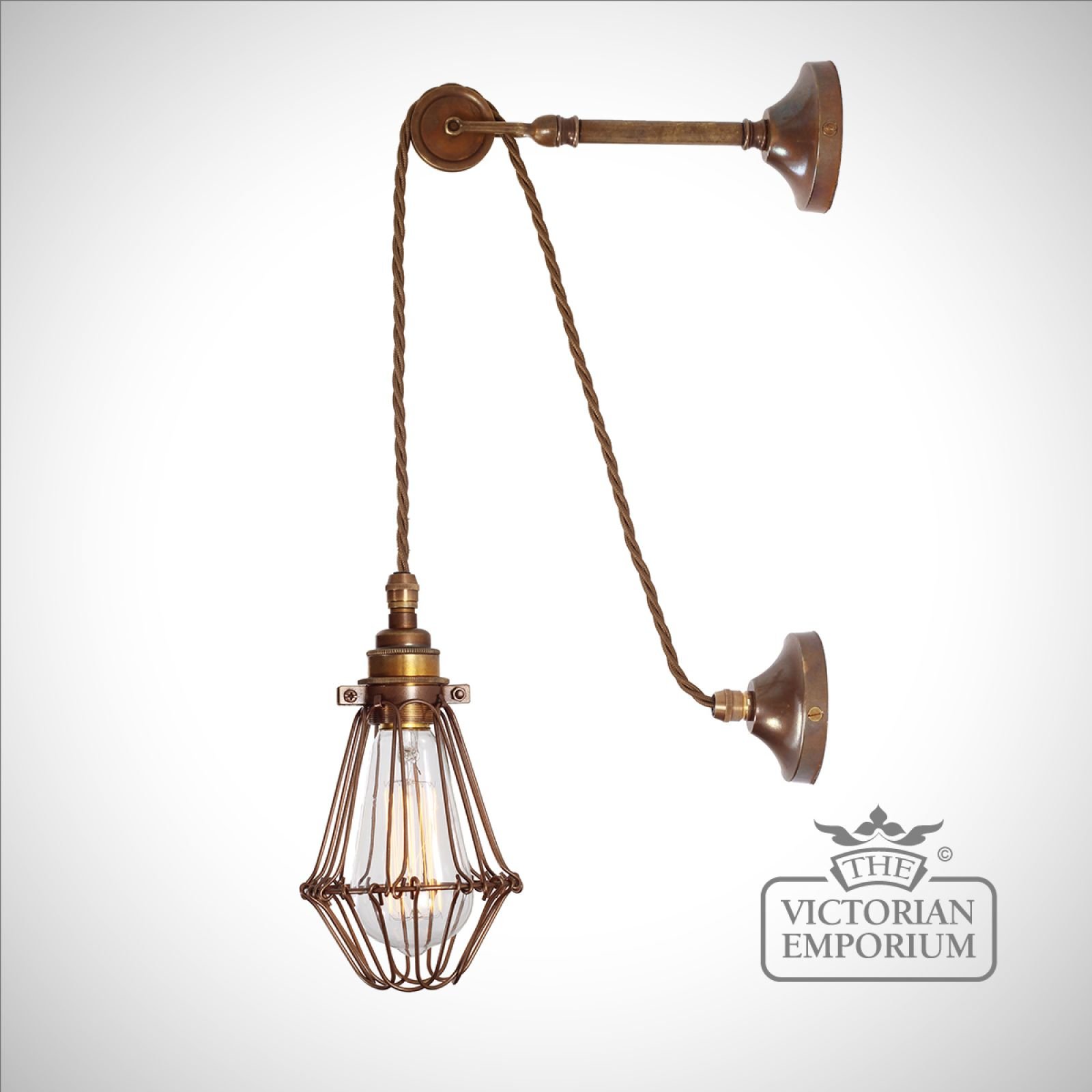 Epoch Pulley Cage Wall Light