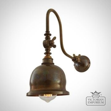 Apia Swivel Wall Or Picture Light Mullan Lighting Mpl016 Antique Brass
