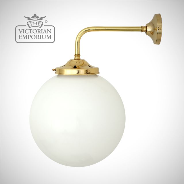 Simple Globe Wall Light in a choice of finishes and sizes