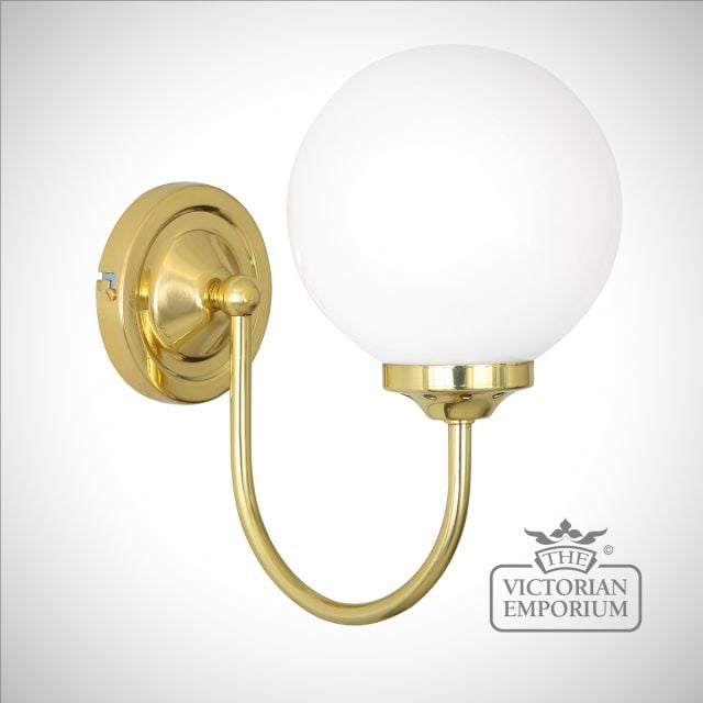 Bragan Light Antique Or Polished Brass Or Silver Mlwl013polbrs
