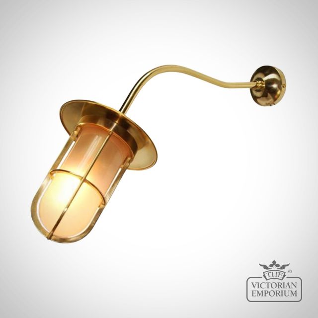 Bromwell Light Antique Or Polished Brass Or Silver Mlwl152