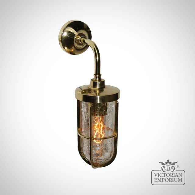 Carac Light Antique Or Polished Brass Or Silver Mlwl128polbrscr
