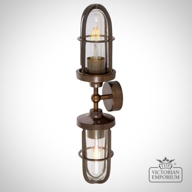 Clayton Light Antique Or Polished Brass Or Silver Mlwl003antbrscl